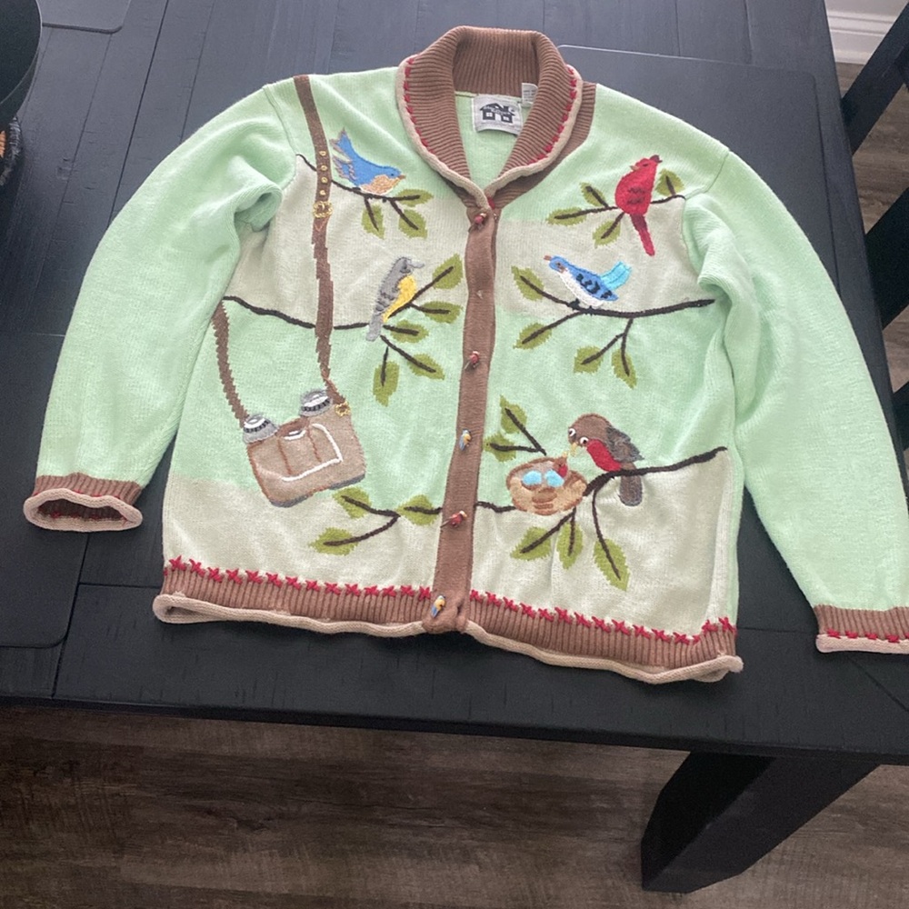 Storybook Knits birdwatcher cardigan